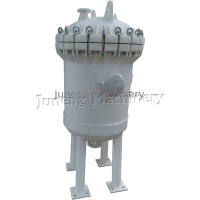 White Plastic Housing Multi Industrial Bag Filters With Nylon Filter Bag